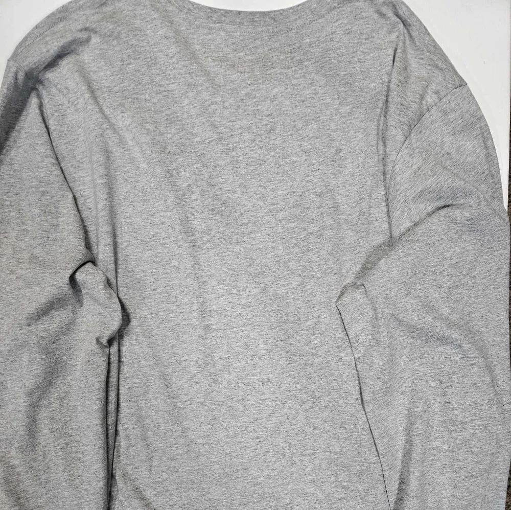 Levi's T-Shirt Mens 3XL‎ Grey Green Graphic Logo Casual Long Sleeve Casual Tee